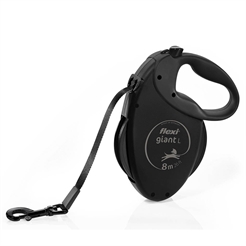 Flexi Giant Design Bånd Line Sort L 8 Meter Max 50 Kg